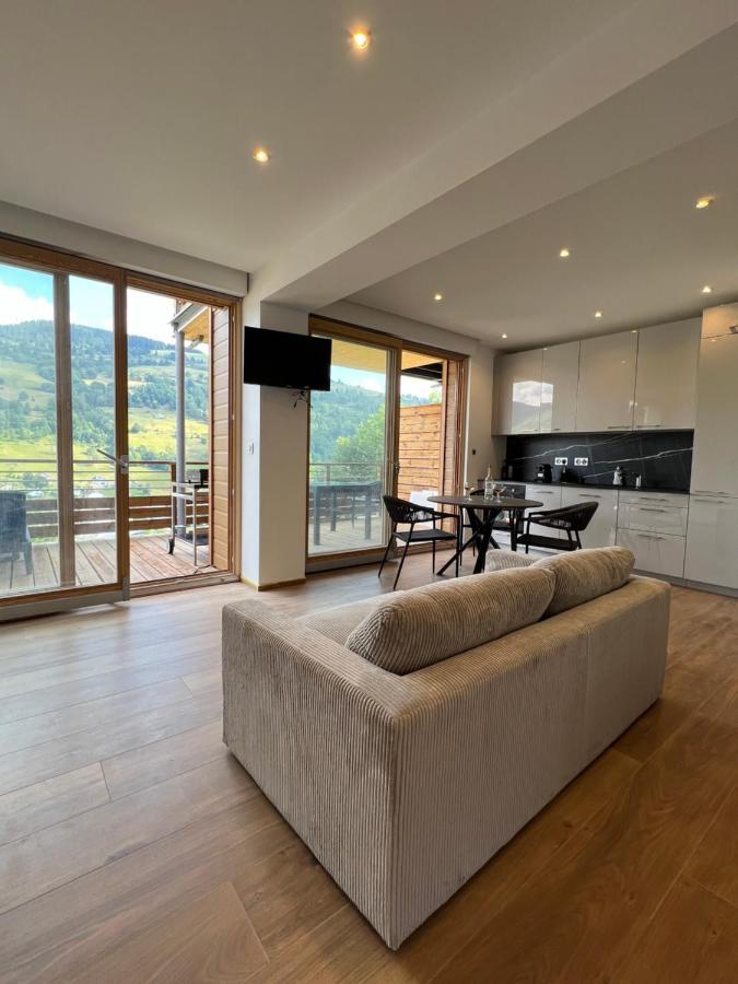 Magnifique Appartement Classe 4 Etoiles Avec Sauna Et Terrasse Dans Chalet La Bresse Exterior photo