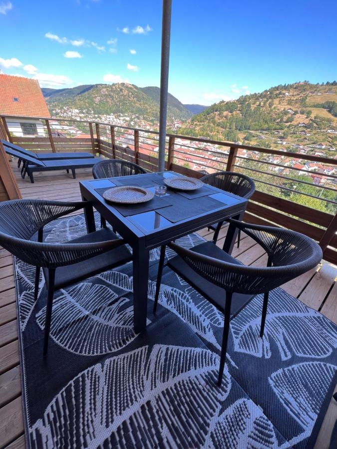 Magnifique Appartement Classe 4 Etoiles Avec Sauna Et Terrasse Dans Chalet La Bresse Exterior photo