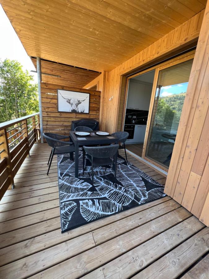 Magnifique Appartement Classe 4 Etoiles Avec Sauna Et Terrasse Dans Chalet La Bresse Exterior photo